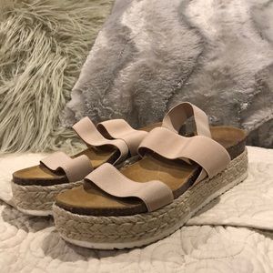 Steve Madden platform espadrille sandals